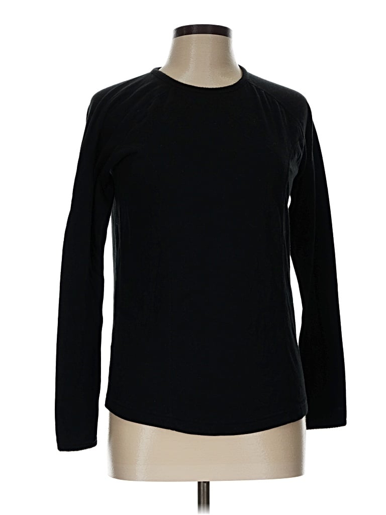 Pre-owned Columbia Long Sleeve T-shirt In Black