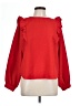 Hailey & Co. 100% Polyester Red Long Sleeve Blouse Size L - photo 1