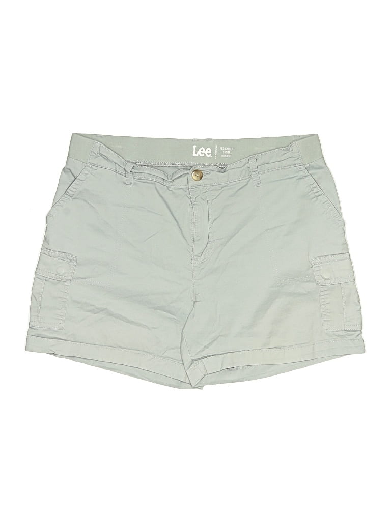 Pre-owned Lee Khaki Shorts In Green