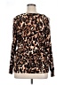 Thalia Sodi Animal Print Brown Pullover Sweater Size XL - photo 2