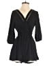 Lily Rose 100% Rayon Solid Black Romper Size S - photo 1