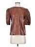 BB Dakota 100% Polyurethane Brown 3/4 Sleeve Blouse Size S - photo 1