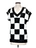 Unbranded Checkered-gingham Black Sweater Vest Size S - photo 1