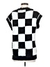 Unbranded Checkered-gingham Black Sweater Vest Size S - photo 2