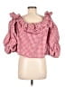 Petersyn Red 3/4 Sleeve Blouse Size M - photo 2