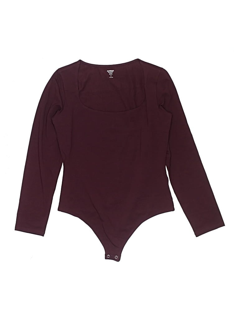 Express Bodysuit In Burgundy