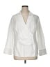 Talbots 100% Cotton White 3/4 Sleeve Blouse Size 14 - photo 1