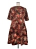 Avenue Print Brown Casual Dress Size 18 Plus - photo 2
