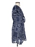 Lulus 100% Rayon Paisley Blue Casual Dress Size XS - photo 4