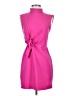 MNG Solid Pink Cocktail Dress Size 4 - photo 1