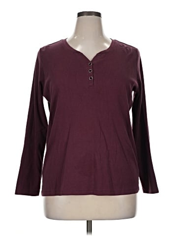 Hasting & Smith Long Sleeve Henley (view 1)
