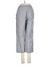 Chico's 100% Cotton Stripes Gray Casual Pants Size Sm (0) - photo 2