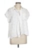 Rails Stars White Short Sleeve Blouse Size L - photo 1