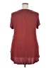 Apt. 9 Solid Maroon Burgundy Short Sleeve Top Size XXL - photo 2