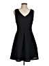 Soho Solid Black Cocktail Dress Size 8 - photo 1