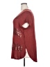 Apt. 9 Solid Maroon Burgundy Short Sleeve Top Size XXL - photo 5