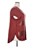 Apt. 9 Solid Maroon Burgundy Short Sleeve Top Size XXL - photo 4