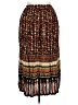 Unbranded Print Brown Casual Skirt Size XL - photo 1