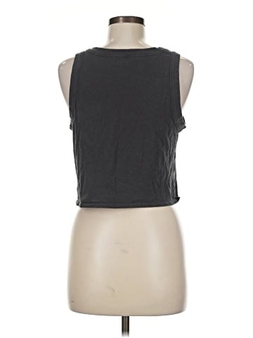 Madewell Softfade Cotton Boxy-Crop Tank (view 2)