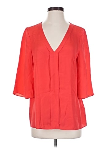 J.Crew 365 3/4 Sleeve Silk Top (view 1)