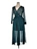 Alexa B 100% Polyester Teal Cocktail Dress Size 14 - photo 1