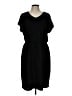 32 Degrees Solid Black Casual Dress Size L - photo 1