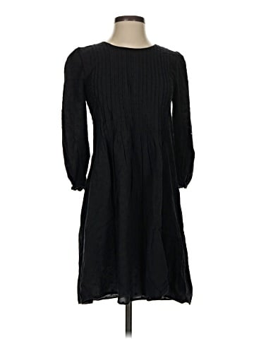 Madewell Embroidered Pintuck Mini Dress (view 1)