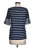 St. John's Bay Blue Short Sleeve Top Size M - photo 2