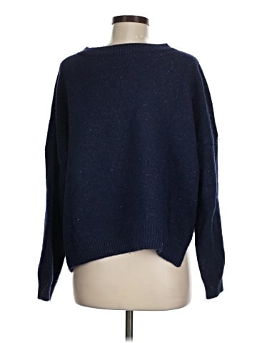 Olive Wool Pullover Sweater (view 2)