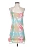 STAUD 100% Polyester Tie-dye Silver Cocktail Dress Size S - photo 1