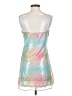 STAUD 100% Polyester Tie-dye Silver Cocktail Dress Size S - photo 2
