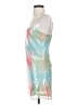 STAUD 100% Polyester Tie-dye Silver Cocktail Dress Size S - photo 5