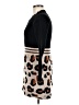 Shein 100% Polyester Animal Print Black Casual Dress Size 6 - photo 5