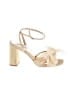 Badgley Mischka Gold Sandals Size 7 - photo 1