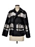 Lafayette 148 New York Plaid Gray Coat Size M - photo 1