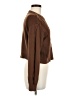 Embossed Brown Pullover Sweater Size M - photo 4