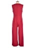 Calvin Klein 100% Polyester Solid Red Jumpsuit Size 10 - photo 2