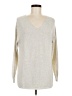 Ella Moss Ivory Long Sleeve T-Shirt Size M - photo 1
