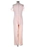 Liquorish 100% Polyester Solid Pink Jumpsuit Size 10 - photo 2