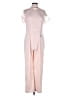 Liquorish 100% Polyester Solid Pink Jumpsuit Size 10 - photo 1