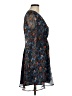 Unbranded 100% Polyester Floral Blue Casual Dress Size M - photo 4