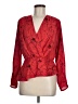 ASTR The Label 100% Polyester Red Long Sleeve Blouse Size M - photo 1