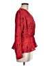 ASTR The Label 100% Polyester Red Long Sleeve Blouse Size M - photo 4