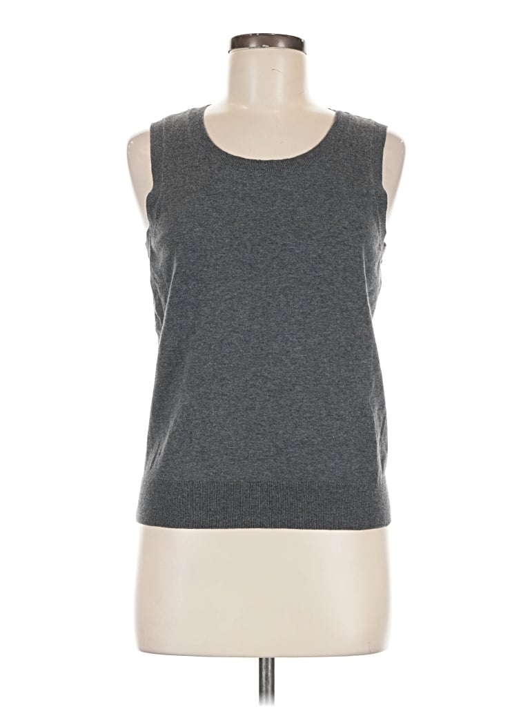 Pre-owned Talbots Sleeveless T-shirt In Gray