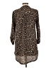 Jodifl Animal Print Brown Long Sleeve Blouse Size L - photo 2