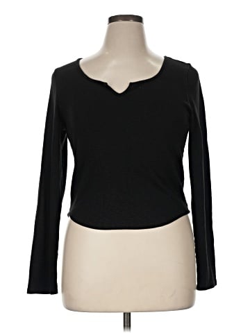 Madewell Split-Neck Long-Sleeve Tee (view 1)