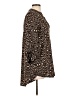 Jodifl Animal Print Brown Long Sleeve Blouse Size L - photo 4