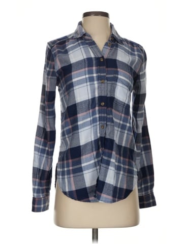 American Eagle Outfitters Long Sleeve Button-Down Shirt (view 1)