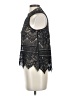 LC Lauren Conrad 100% Polyester Black Sleeveless Blouse Size XS - photo 5