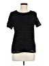 Reiss 100% Viscose Black Short Sleeve Top Size M - photo 1